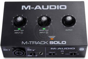 Звуковая карта M-Audio M-TRACK SOLO USB - Аудиоинтерфейс, M-Audio M-TRACK SOLO USB в магазине DominantaMusic - фото 4