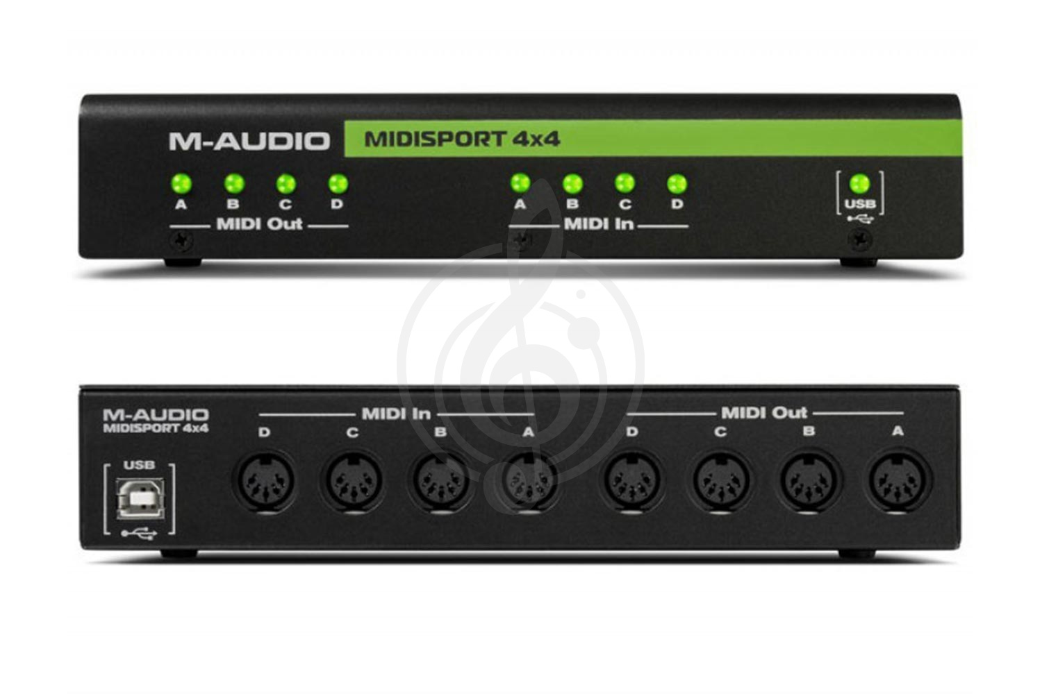 MIDI-контроллер MIDI-контроллеры M-Audio M-Audio MidiSport 4x4 USB - USB MIDI-интерфейс - фото 1