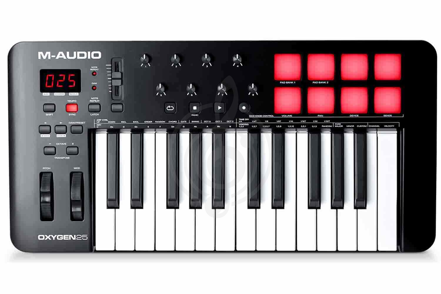 MIDI-контроллер Миди-клавиатуры M-Audio M-Audio Oxygen 25 Mk IV - USB миди-клавиатура Oxygen 25 Mk IV - фото 1