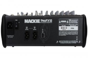 Аналоговый микшер Аналоговый микшер Mackie MACKIE ProFX12 12-канальный микшер с процессором эффектов и USB для подключения к ПК ProFX12 - фото 4