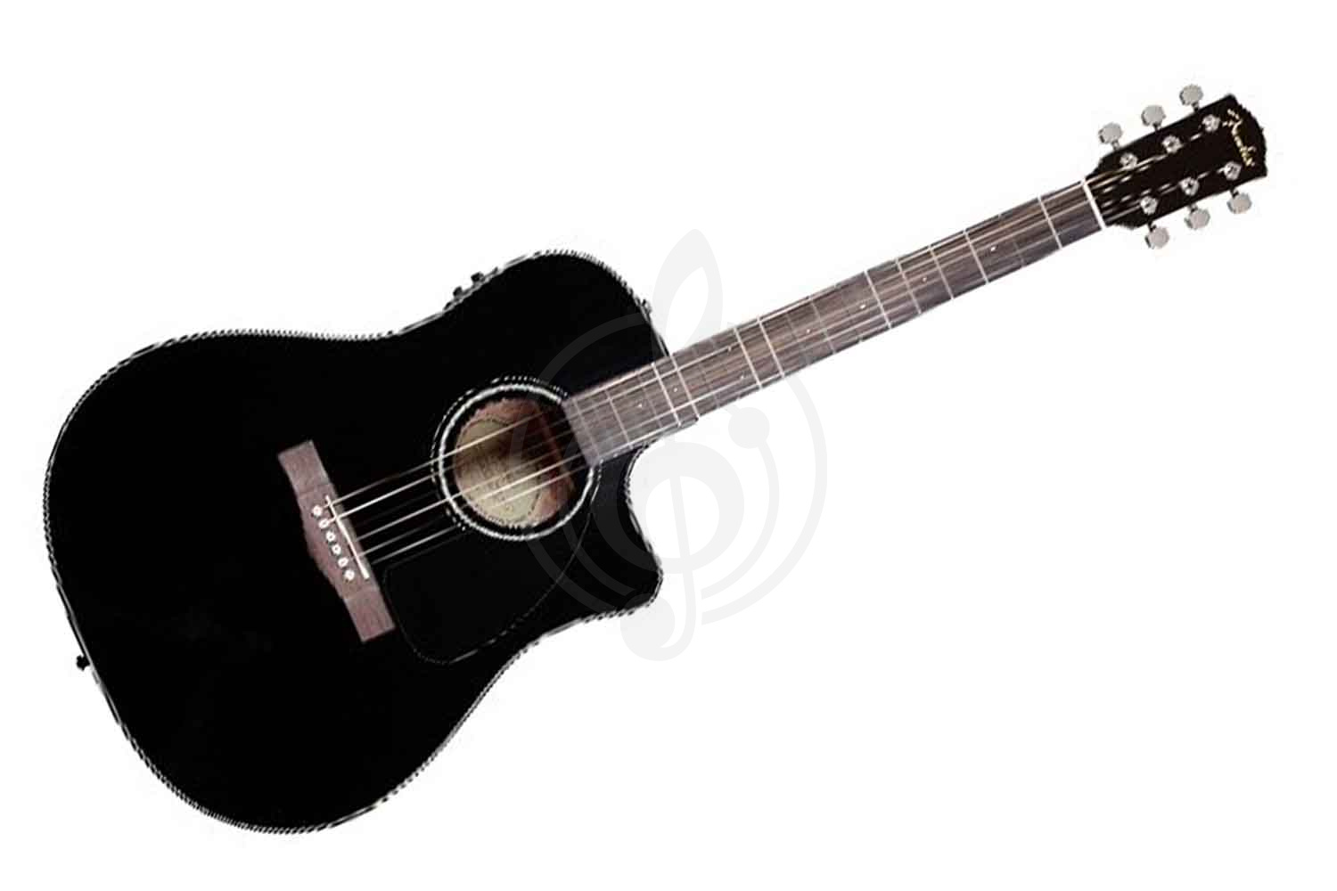 Электроакустическая гитара Электроакустические гитары Maderia MADEIRA HF-690 EA BK - Гитара электроакустическая HF-690 EA BK - фото 1