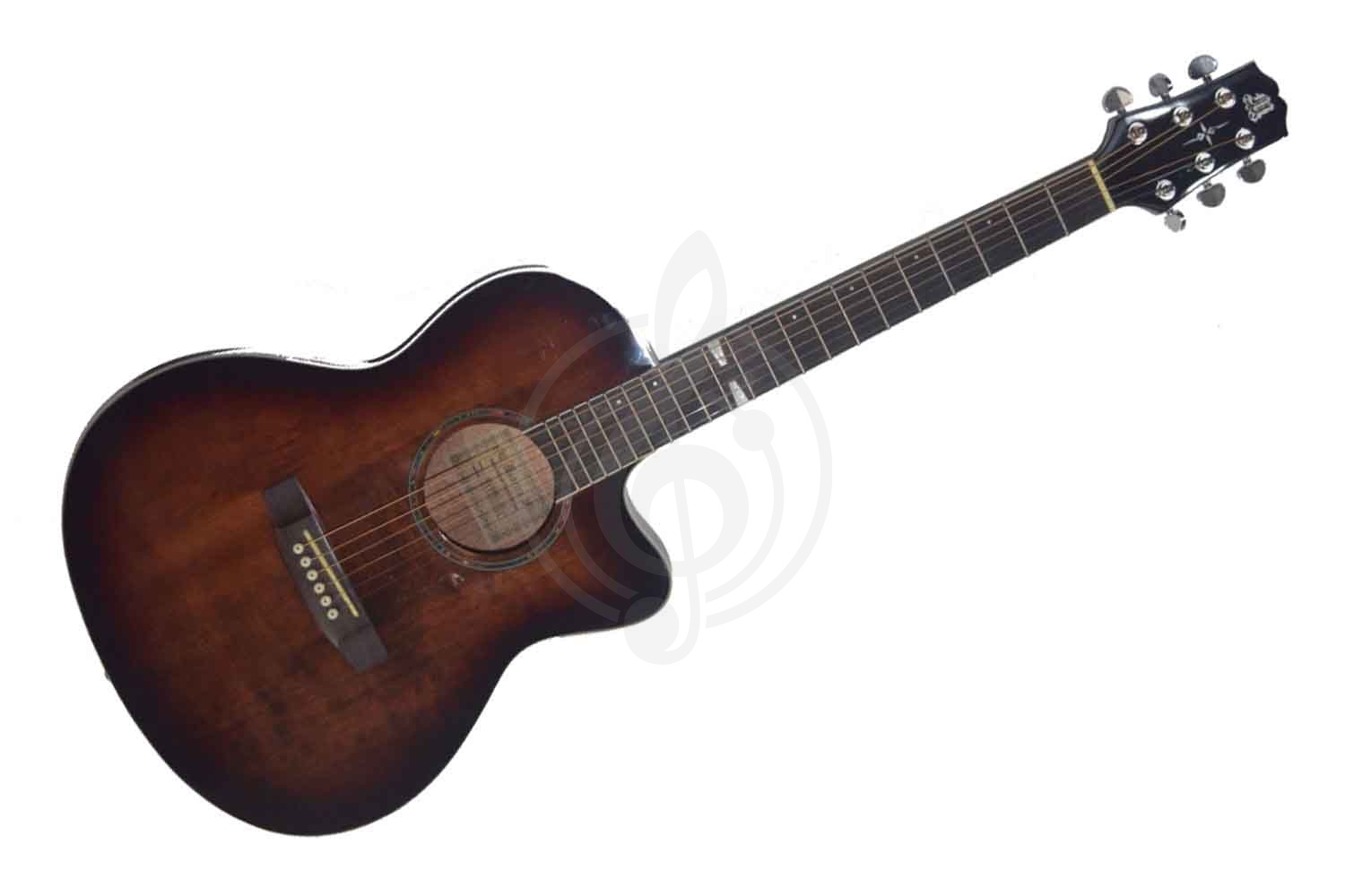 Электроакустическая гитара Электроакустические гитары Maderia MADEIRA HF-690 EA BR - Гитара электроакустическая HF-690 EA BR - фото 1