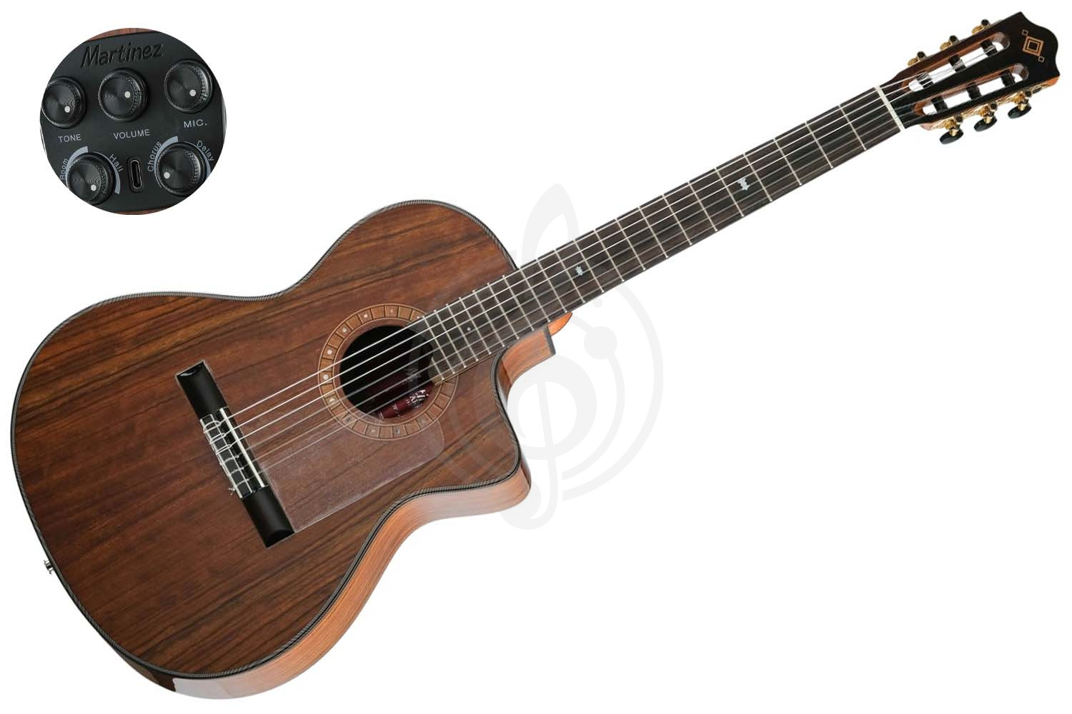 Классическая гитара 4/4 Martinez MP-14-OV - Классическая гитара со звукоснимателем, MARTINEZ MP-14-OV в магазине Доминанта мьюзик - фото 1
