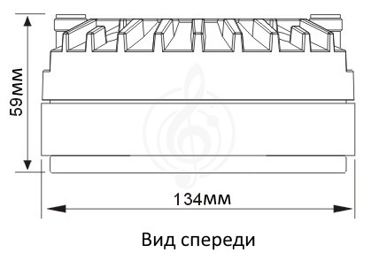  ВЧ драйверы MAXO MAXO PA516A (60W) 2 "ВЧ драйвер PA516A - фото 3