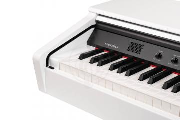Цифровое пианино Medeli DP330-PVC-WH - Цифровое пианино, белое, сатин, Medeli DP330-PVC-WH в магазине DominantaMusic - фото 3