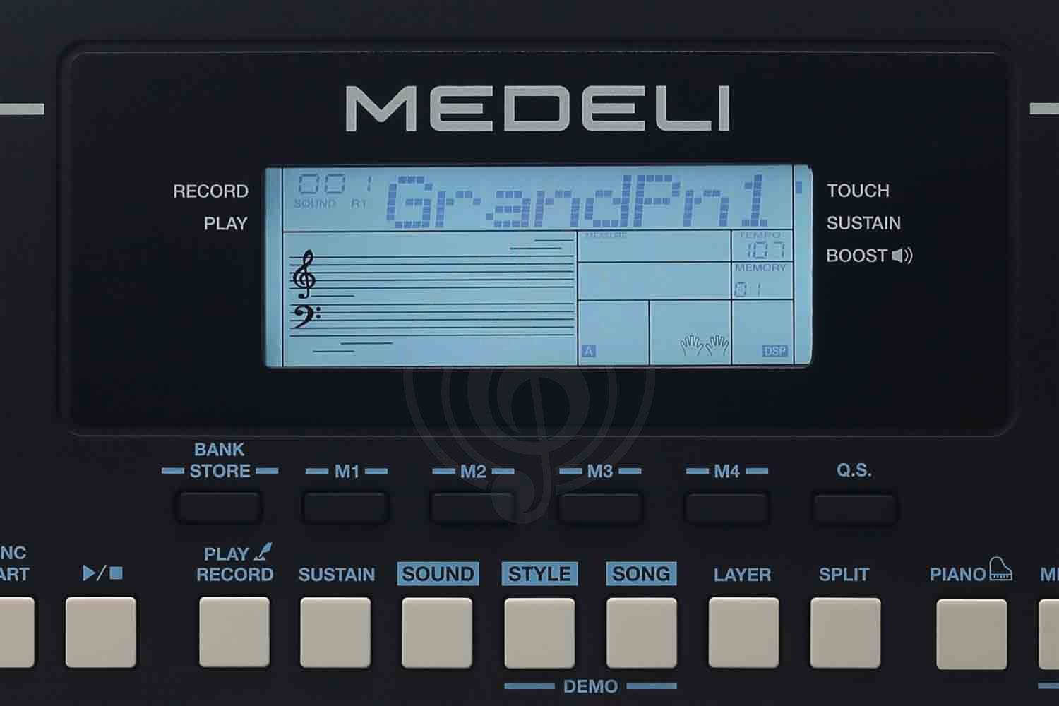 Домашний синтезатор Medeli IK110-BK - Синтезатор, 61 клавиша, с подсветкой, Medeli IK110-BK в магазине Доминанта мьюзик - фото 16