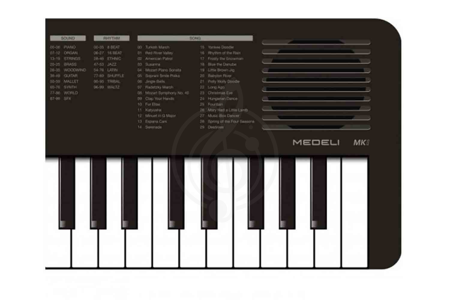 Детский синтезатор Medeli MK1-BK-Medeli - Синтезатор, 37 клавиш, Medeli MK1-BK в магазине DominantaMusic - фото 4
