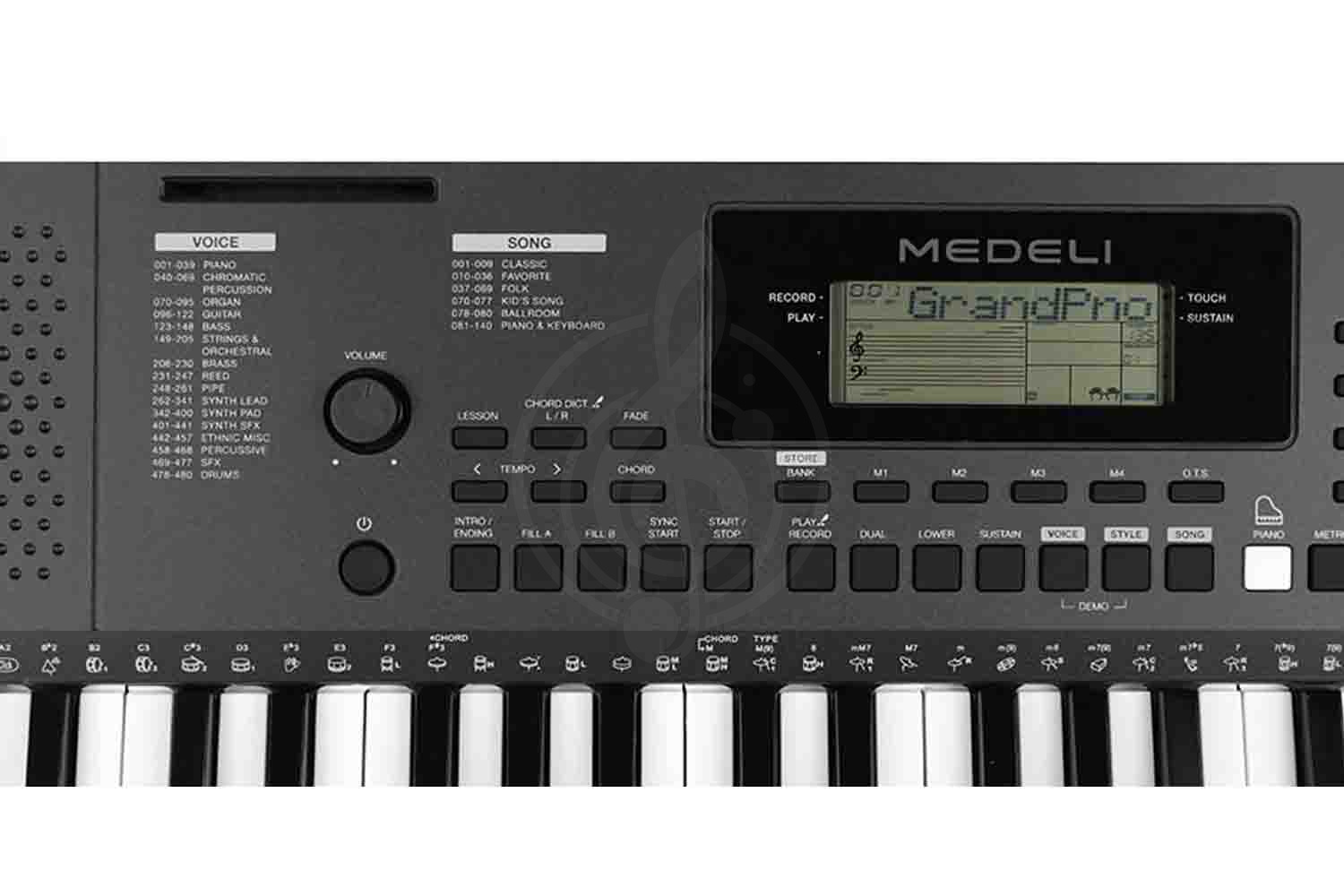 Домашний синтезатор Medeli MK100 - Синтезатор, 61 клавиша, Medeli MK100 в магазине DominantaMusic - фото 4