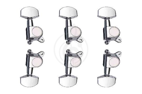 Изображение Metallor J-01-CR-3+3 - Колки для гитары, 3+3, хром