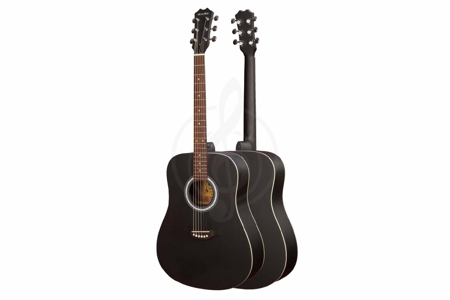 Акустическая гитара MiLena-Music ML-DT-BK - Акустическая гитара, MiLena-Music ML-DT-BK в магазине Доминанта мьюзик - фото 2