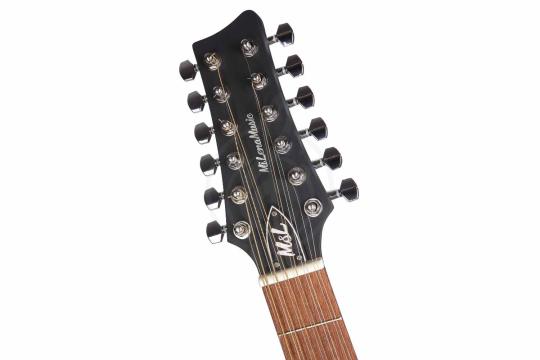 Акустическая гитара MiLena-Music ML-F3-BK-12Str - Акустическая гитара, MiLena-Music ML-F3-BK-12Str в магазине Доминанта мьюзик - фото 3