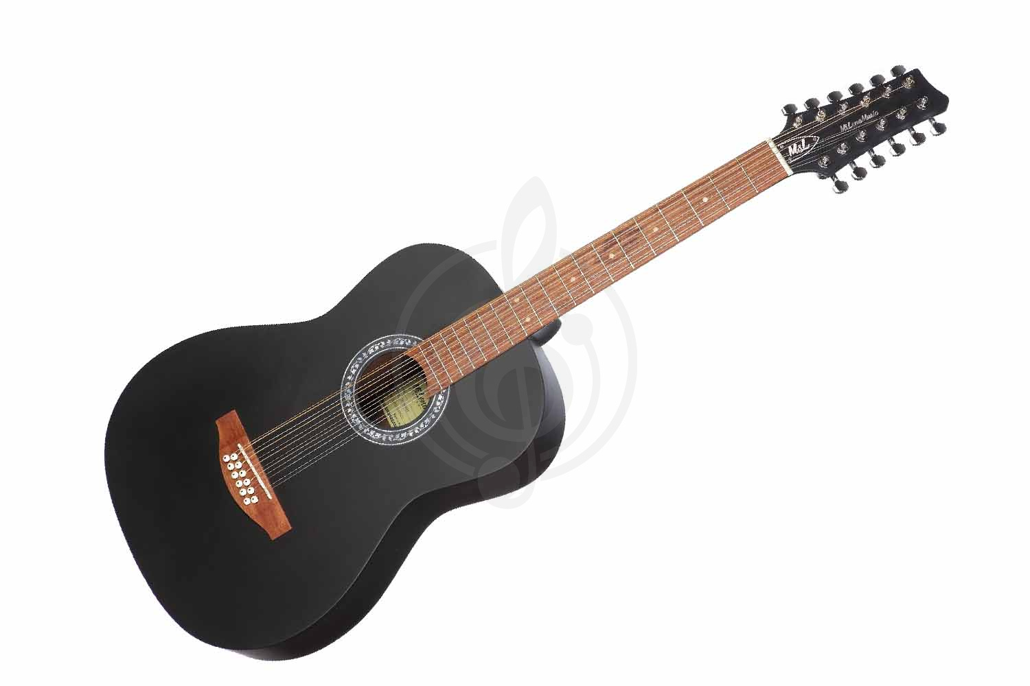 Акустическая гитара MiLena-Music ML-F3-BK-12Str - Акустическая гитара, MiLena-Music ML-F3-BK-12Str в магазине Доминанта мьюзик - фото 1