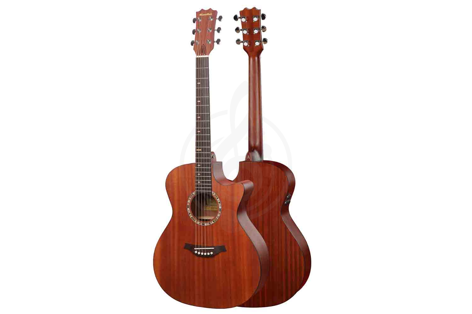 Трансакустическая гитара MiLena Music ML-GA1-MAH/TEQ - Гитара трансакустическая, MiLena-Music ML-GA1-MAH/TEQ в магазине Доминанта мьюзик - фото 7