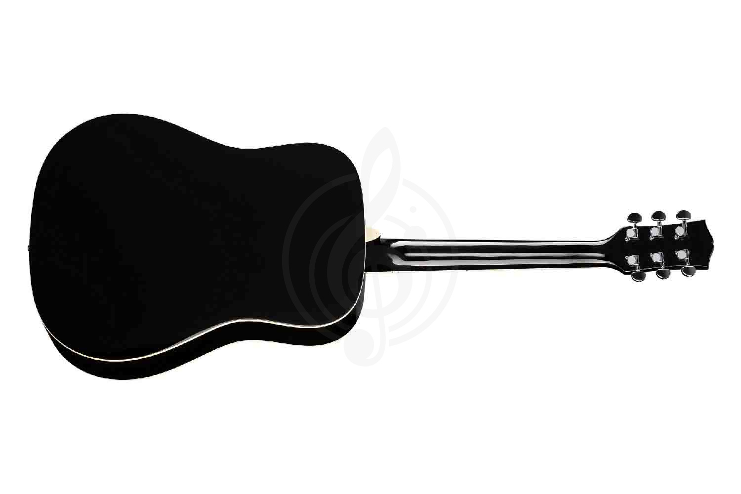 Акустическая гитара Mirra WG-4111-BK - Гитара акустическая, черная, Mirra WG-4111-BK в магазине DominantaMusic - фото 2