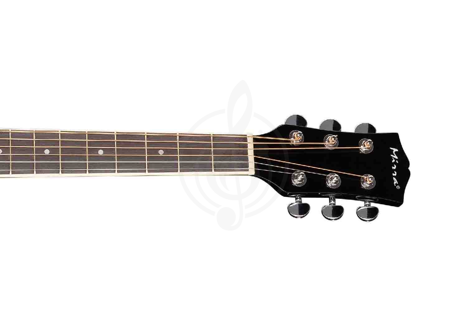 Акустическая гитара Mirra WG-4111-BK - Гитара акустическая, черная, Mirra WG-4111-BK в магазине DominantaMusic - фото 5