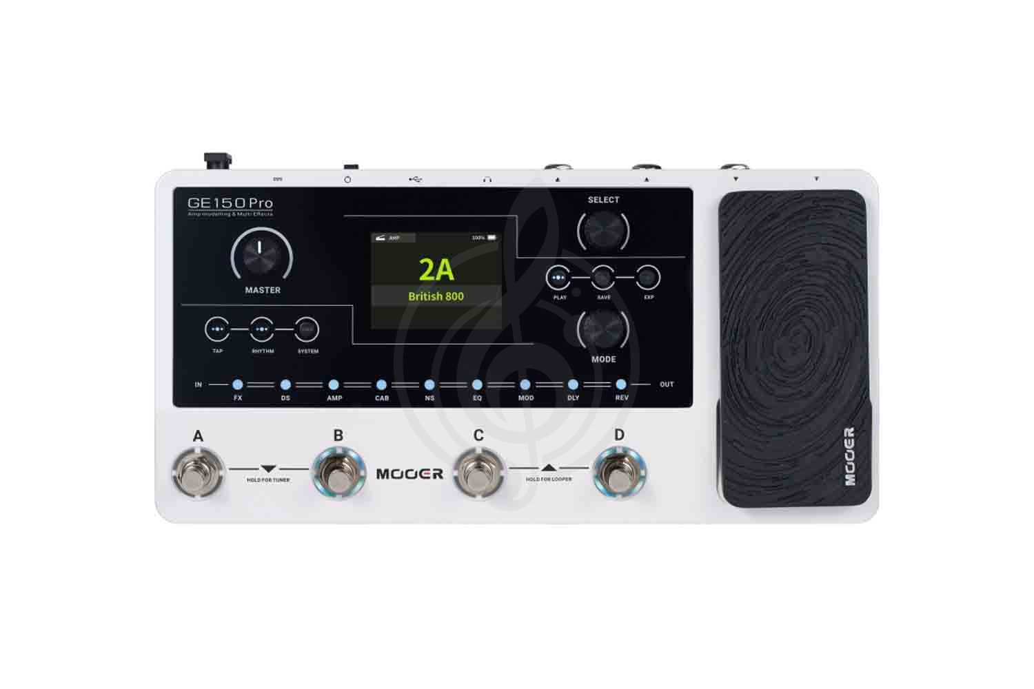 Процессор для электрогитары Mooer GE150-Pro - Процессор эффектов,  GE150-Pro в магазине DominantaMusic - фото 1