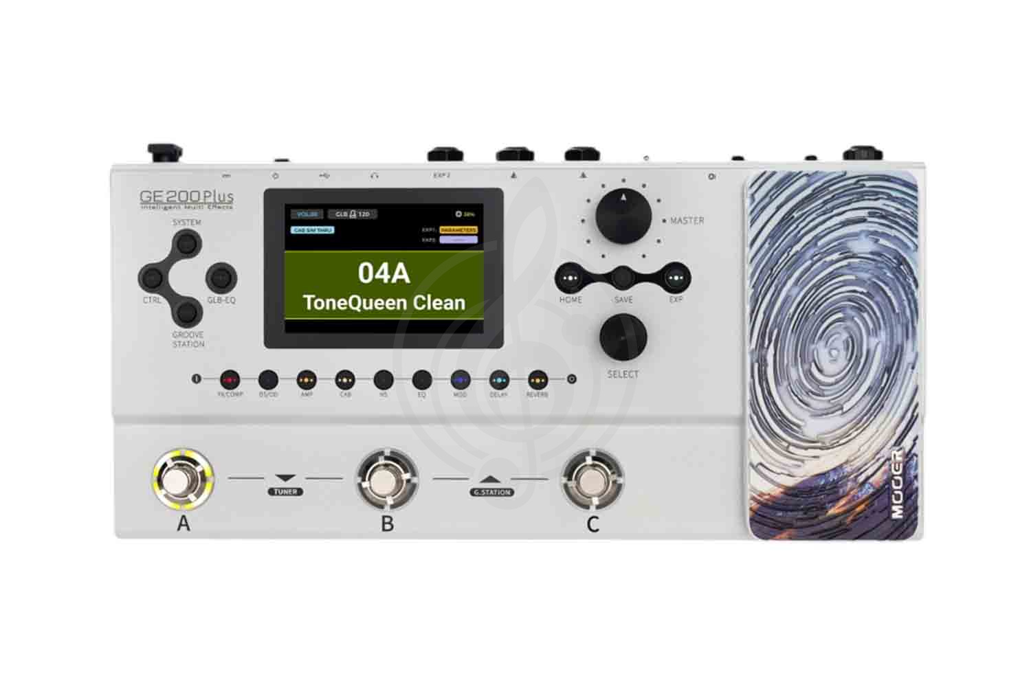 Процессор для электрогитары Mooer GE200-Plus - Процессор эффектов, Mooer GE200-Plus в магазине Доминанта мьюзик - фото 1