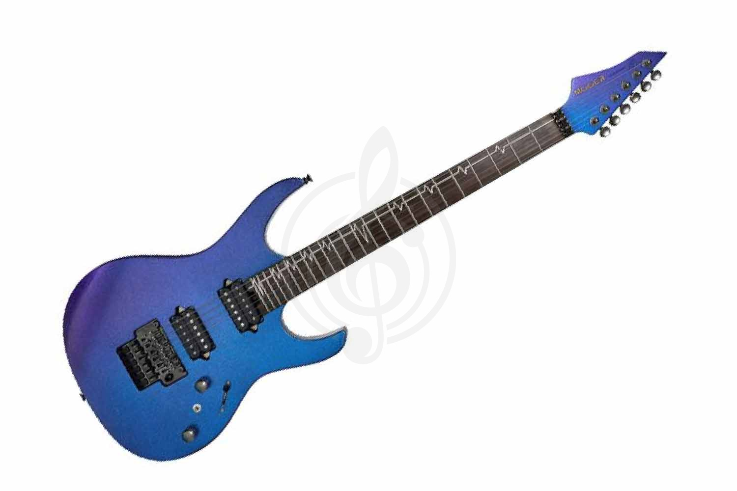 Электрогитара Superstrat Mooer MMT100-FR-AUPU MMT - Электрогитара, Mooer MMT100-FR-AUPU MMT в магазине Доминанта мьюзик - фото 1