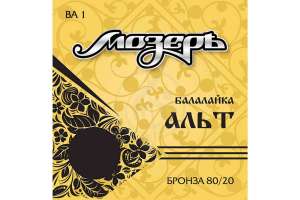 Перейти к просмотру Струны для балалайки Мозеръ BA1 Изображение Струны для балалайки Мозеръ BA1