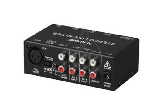 Аналоговый микшер N-Audio MX500 - Микшер, 4 канала, N-Audio MX500 в магазине DominantaMusic - фото 1