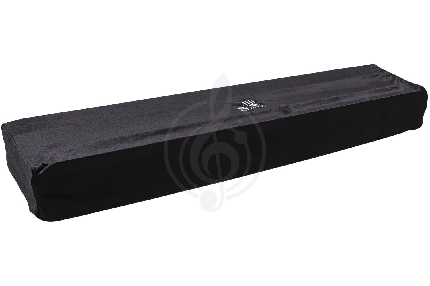 Накидка для цифровых пианино Чехлы для синтезаторов Casio Накидка для цифрового пианино серии S бархатная чёрная CDP-S - фото 1