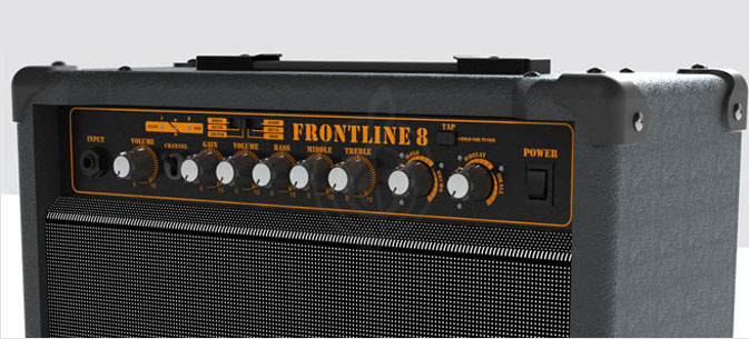 Комбоусилитель для электрогитары Усилители и комбики для электрогитар Nux NUX Frontline 8 Моделирующий гитарный комбо Frontline 8 - фото 2