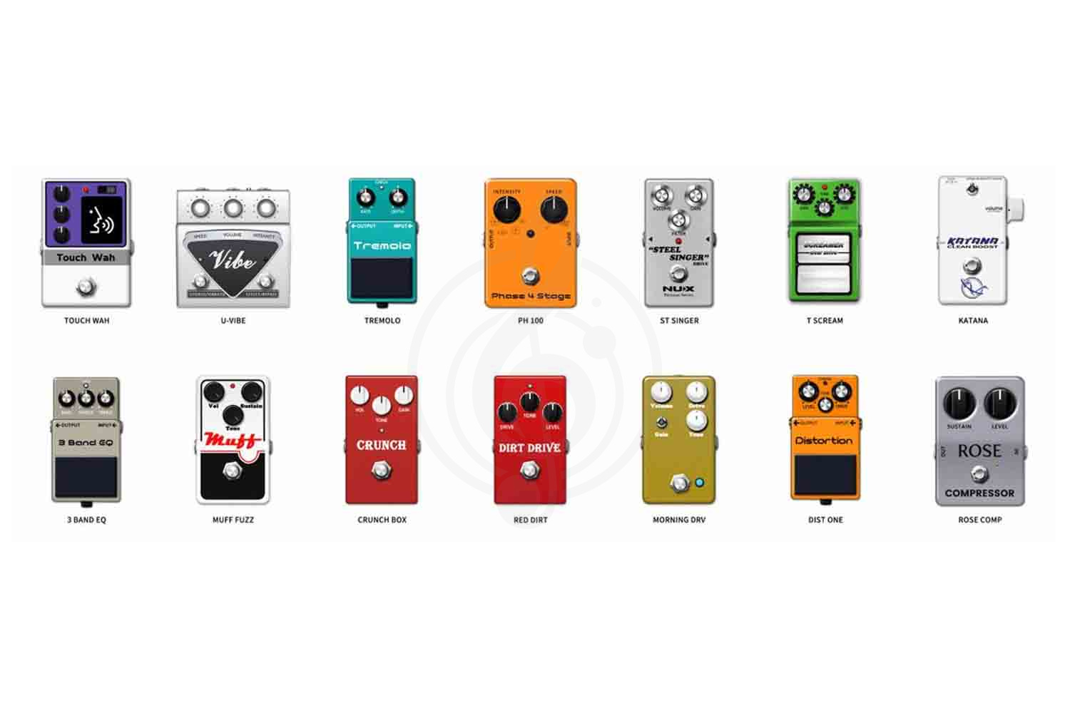 Гитарный усилитель для наушников Nux MP-2 Mighty-Plug - Моделирующий усилитель для наушников, Nux MP-2 в магазине Доминанта мьюзик - фото 11