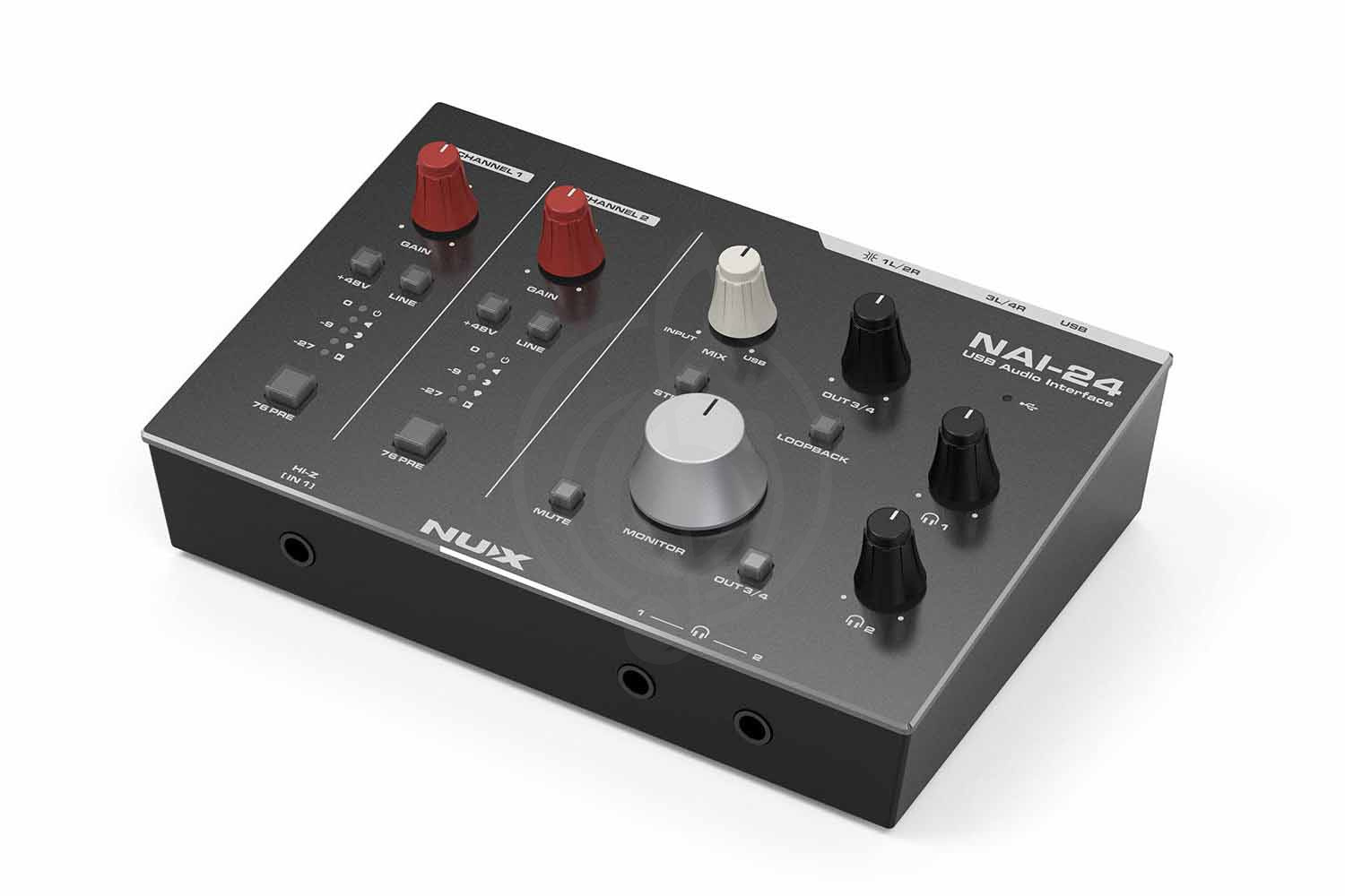 Звуковая карта Nux NAI-24 - Звуковая карта USB, Nux NAI-24 в магазине Доминанта мьюзик - фото 5