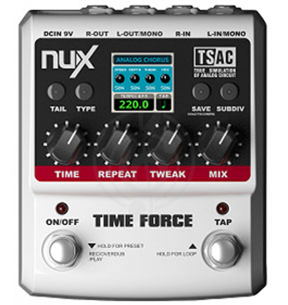 Педаль для электрогитар Педали для электрогитар Nux NUX TIME FORCE педаль моделирования TIME FORCE - фото 3