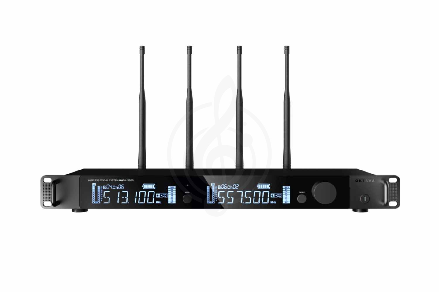 Радиосистема с петличным микрофоном Октава OWS-U2200D01L01-B - Двухканальная радиосистема, Октава OWS-U2200D01L01-B в магазине Доминанта мьюзик - фото 7