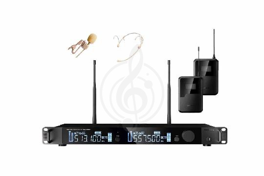 Изображение Радиосистема с головным микрофоном Октава OWS-U2200D01L02В-B-PRO