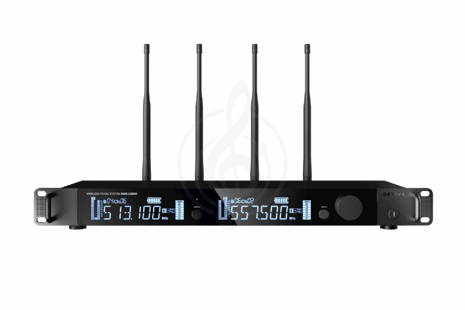 Радиосистема с головным микрофоном Октава OWS-U2200D01L03-B-PRO - Двухканальная радиосистема, Октава OWS-U2200D01L03-B-PRO в магазине Доминанта мьюзик - фото 7