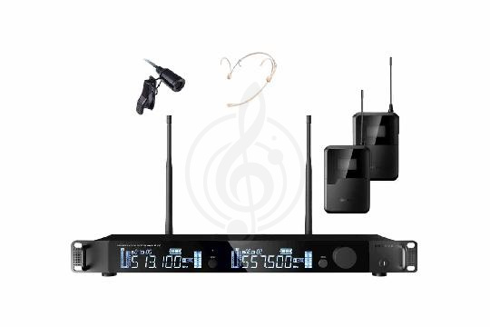 Радиосистема с головным микрофоном Октава OWS-U2200D01L03-B-PRO - Двухканальная радиосистема, Октава OWS-U2200D01L03-B-PRO в магазине Доминанта мьюзик - фото 1
