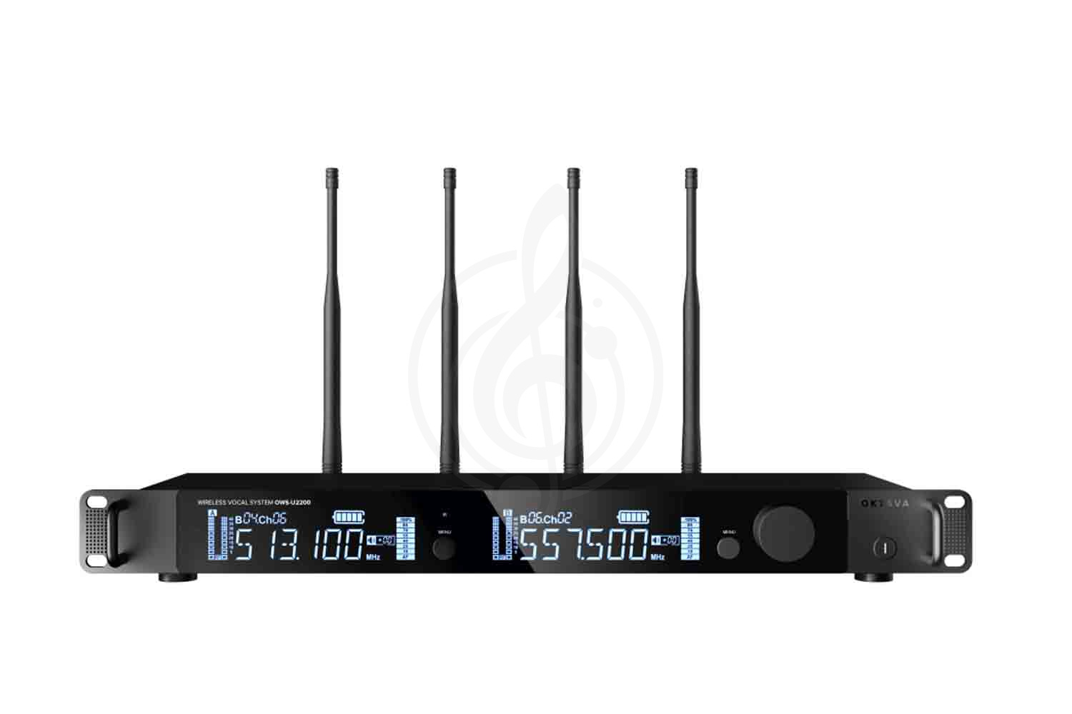 Радиосистема с ручным передатчиком Октава OWS-U2200HD01L02-B - Двухканальная радиосистема,  OWS-U2200HD01L02-B в магазине DominantaMusic - фото 