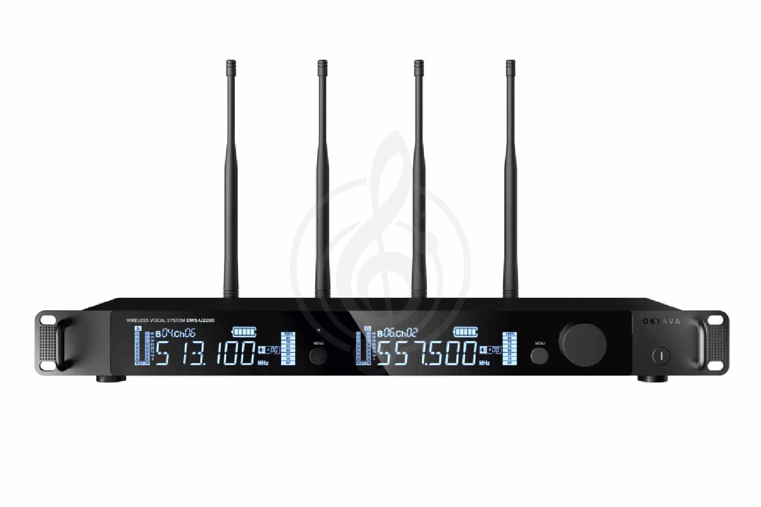 Радиосистема с ручным передатчиком Октава OWS-U2200HD01L02-B-PRO - Двухканальная радиосистема, Октава OWS-U2200HD01L02-B-PRO в магазине Доминанта мьюзик - фото 1