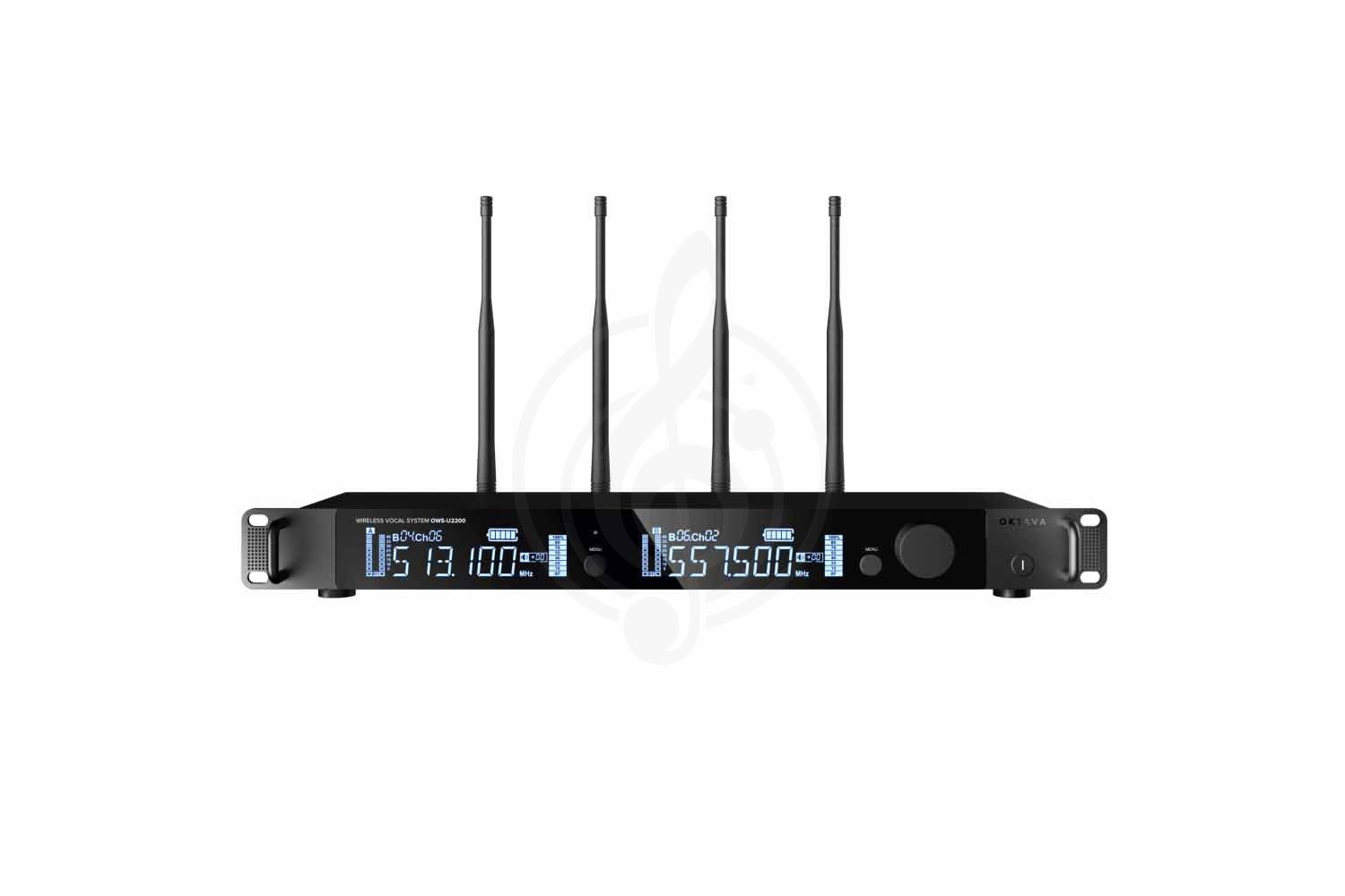 Радиосистема с петличным микрофоном Октава OWS-U2200L01-B-PRO - Двухканальная радиосистема, Октава OWS-U2200L01-B-PRO в магазине Доминанта мьюзик - фото 6