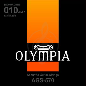 Изображение Olympia AGS 570 Струны для ак.гитары 010-047, 80/2