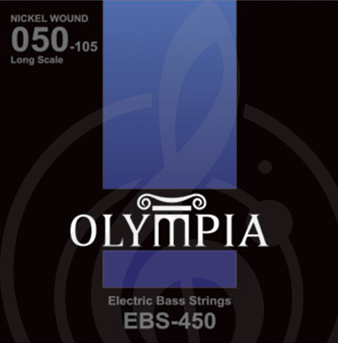 Струны для бас-гитары Струны для бас-гитар Olympia Olympia EBS-450 Струны для  бас гитары 050-105 EBS-450 - фото 1