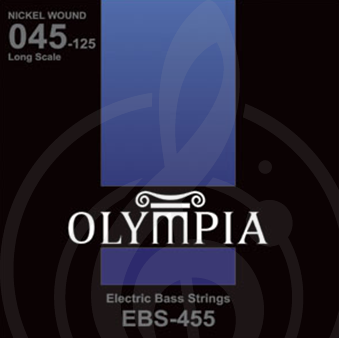 Струны для бас-гитары Струны для бас-гитар Olympia Olympia EBS-455 Струны для 5 стр. бас гитары 045-125 EBS-455 - фото 1