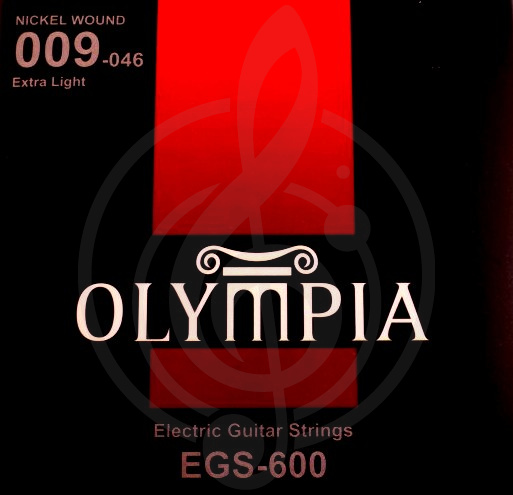 Струны для электрогитары Струны для электрогитар Olympia Olympia EGS-600 Струны для эл.гитары 009-046, Nick EGS-600 - фото 1