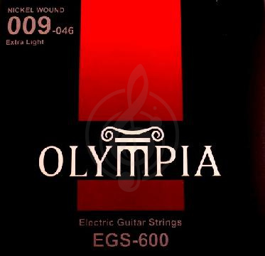 Струны для электрогитары Струны для электрогитар Olympia Olympia EGS-600 Струны для эл.гитары 009-046, Nick EGS-600 - фото 1