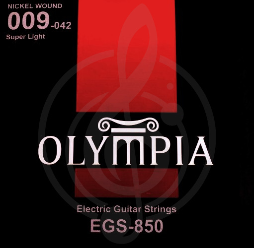 Струны для электрогитары Струны для электрогитар Olympia Olympia EGS-850 Струны для эл.гитары 009-042, Nick EGS-850 - фото 1