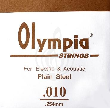 Струны для акустической гитары Струны для акустических гитар Olympia Olympia SA010  Струна  для акустической гитары 0,10 №1 SA010 - фото 1