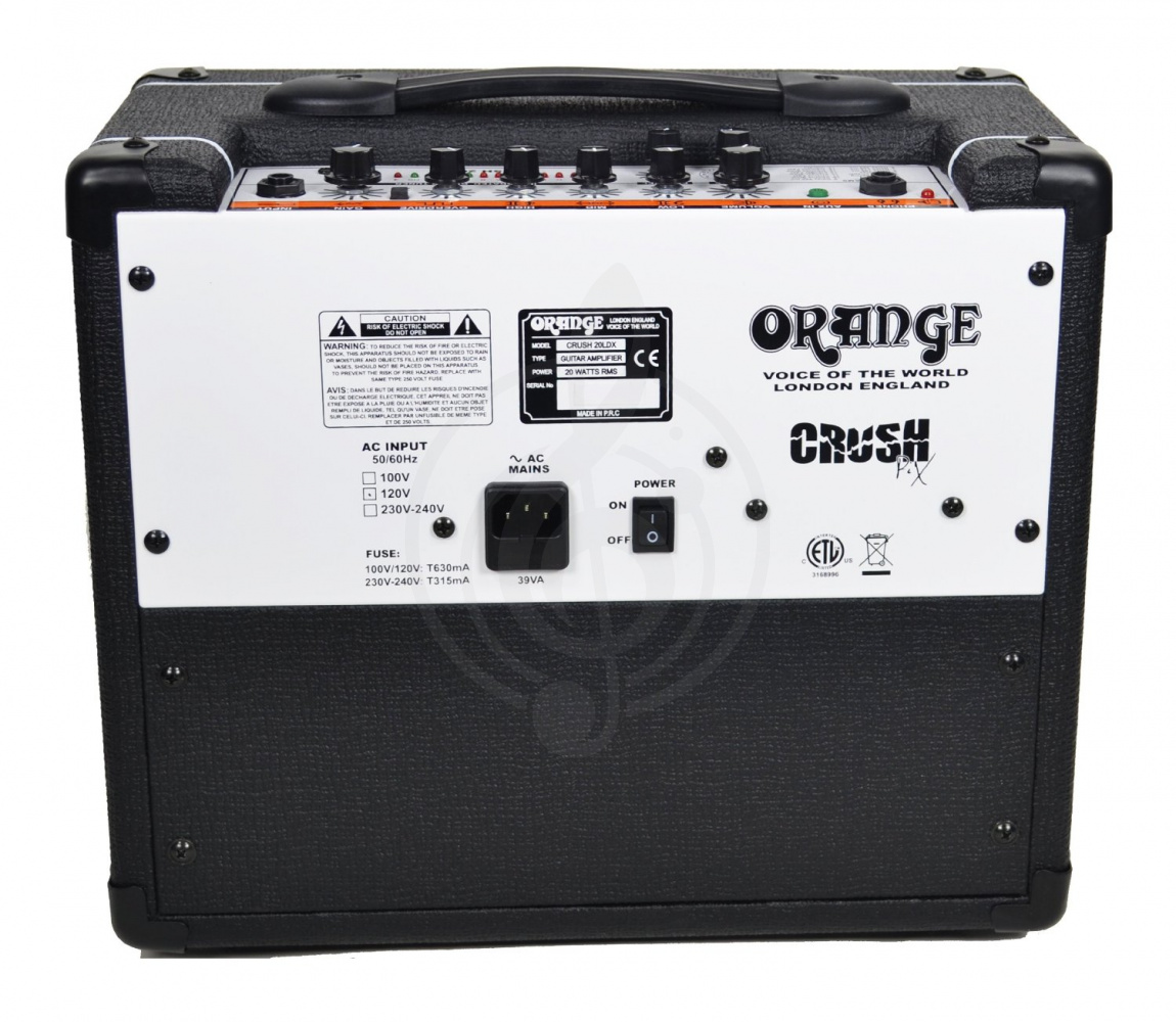 Комбоусилитель для электрогитары Усилители и комбики для электрогитар ORANGE Orange CR-20LDX-BLK Комбо гитарный, 8&quot;, 20Вт CR-20LDX-BLK - фото 3