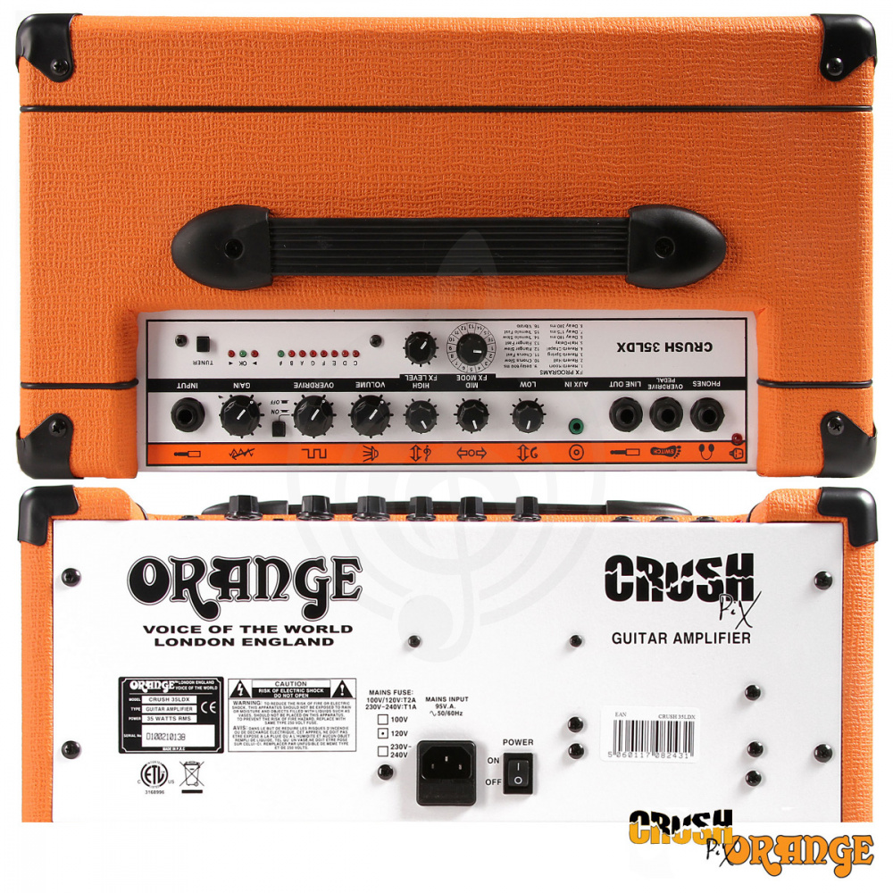 Комбоусилитель для электрогитары Усилители и комбики для электрогитар ORANGE Orange CR-35LDX Комбо гитарный, 10&quot;, 35Вт CR-35LDX - фото 5