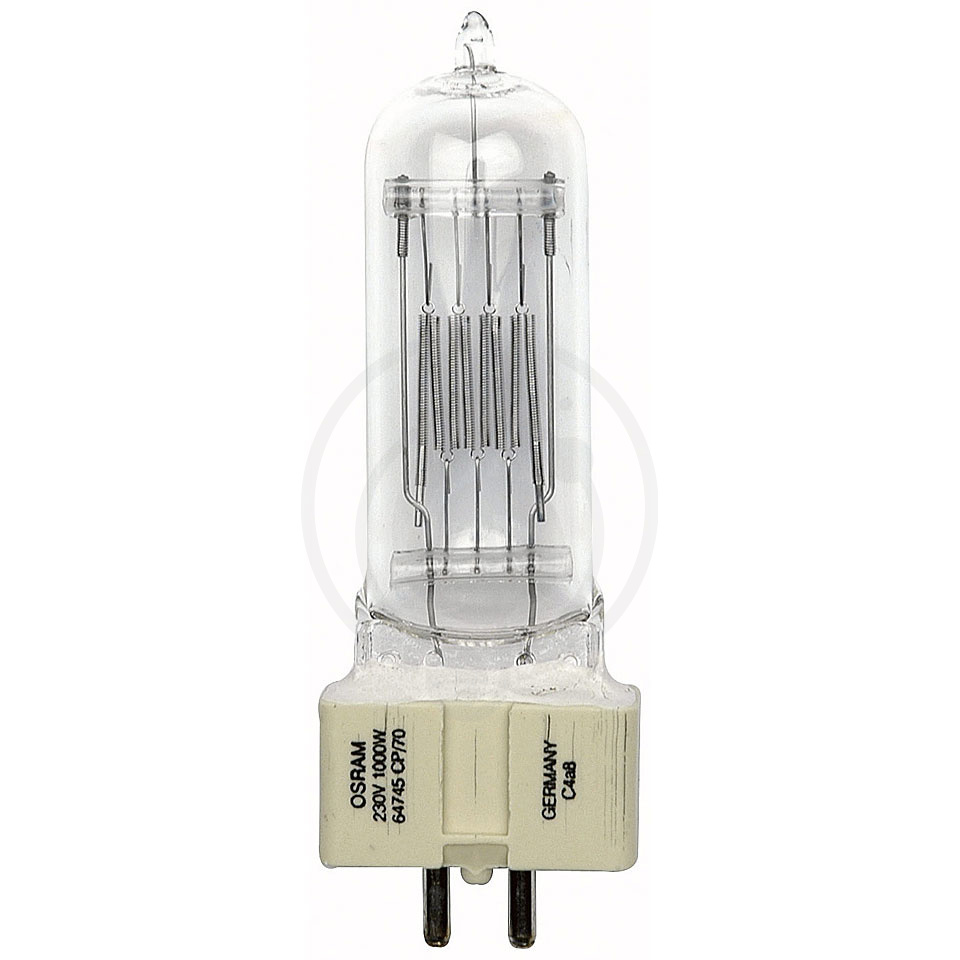 Лампа для световых приборов Лампы для световых приборов Osram Osram CP70 (64745) Лампа 230В 1000Вт CP70 (64745) - фото 1