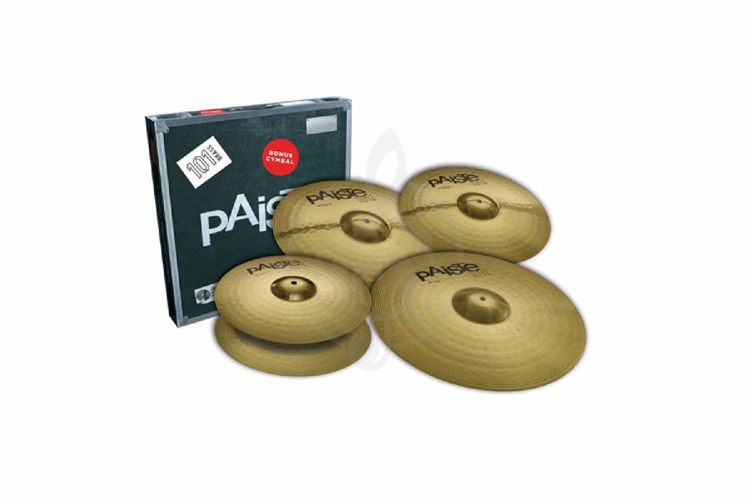 Комплект тарелок Paiste 101 Brass Universal Set - Комплект тарелок, Paiste 101 Brass Universal Set в магазине DominantaMusic - фото 1