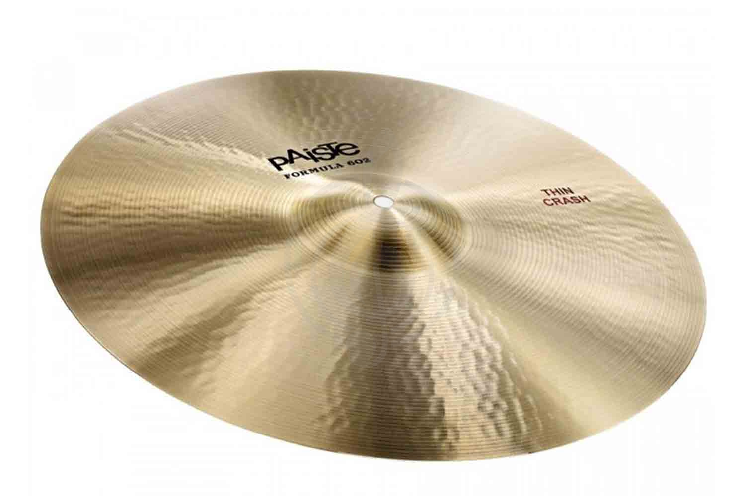 Тарелка Crash Тарелки Crash Paiste Paiste 0001041216 Formula 602 Thin Crash - Тарелка 16" - фото 1