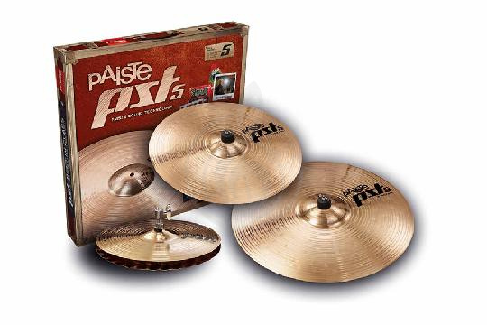 Комплект тарелок Paiste PST 5 Rock Set - Комплект тарелок, Paiste PST 5 Rock Set в магазине DominantaMusic - фото 1