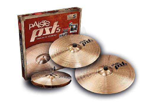 Комплект тарелок Paiste PST 5 Universal Set - Комплект тарелок, Paiste PST5 Universal Set в магазине DominantaMusic - фото 1